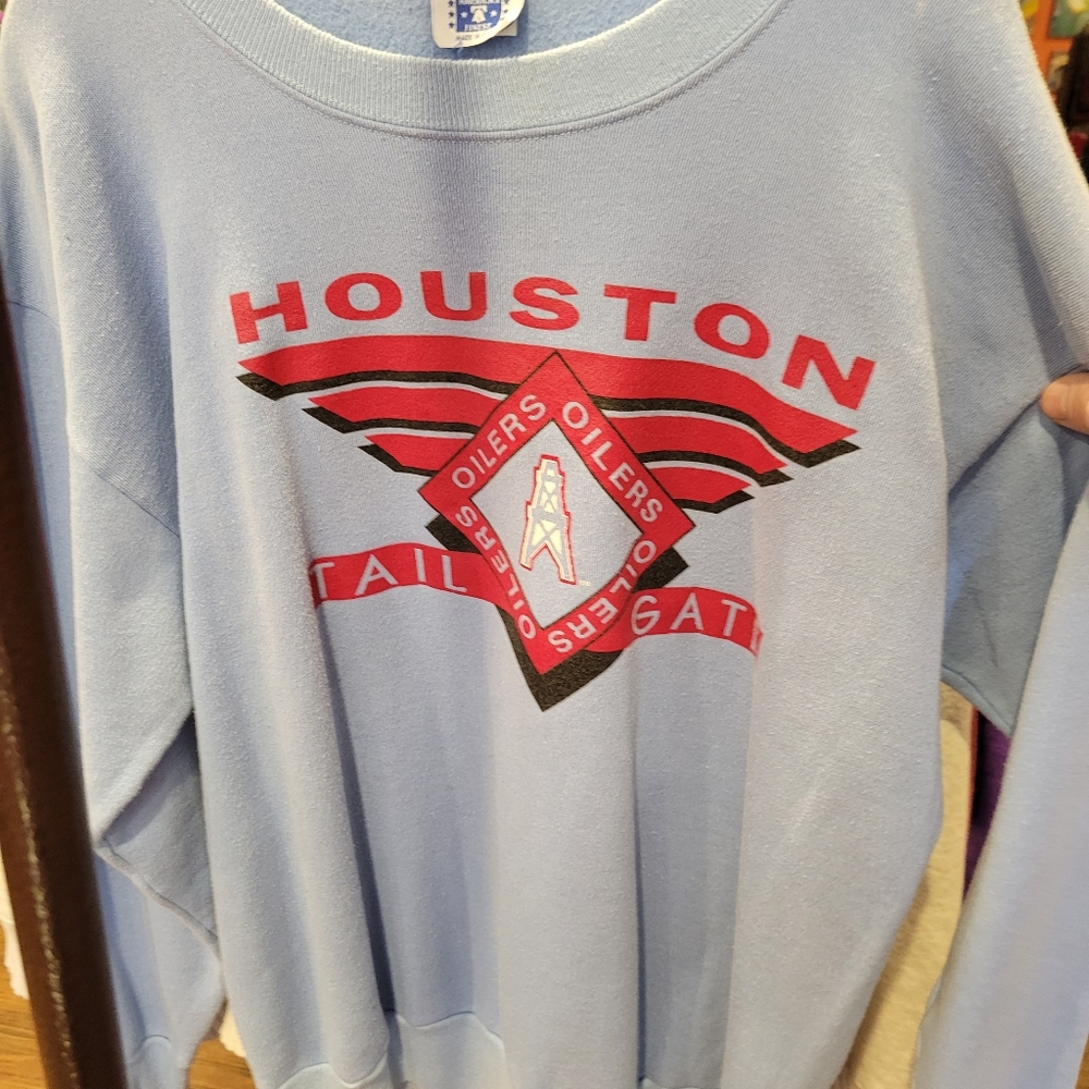 RARE 90s Houston Oilers Crewneck